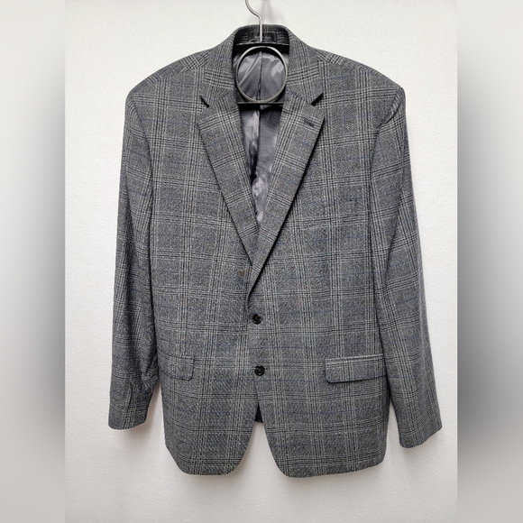 Lauren Ralph Lauren Men's Wool Blend Gray 2 Button Blazer Sportcoat 46R - Picture 10 of 14